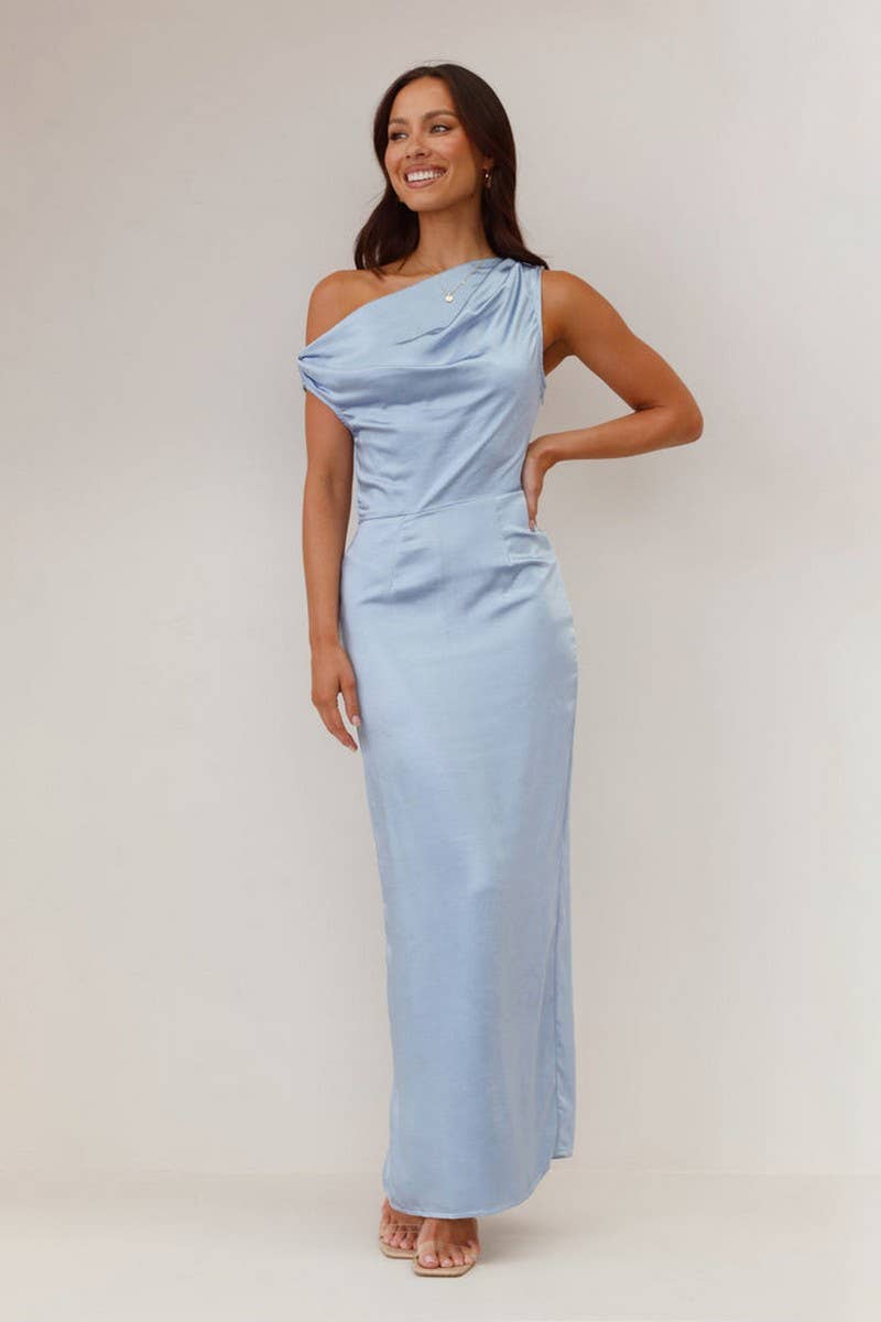 CWDMD5561_SLEEK SOLID BODYCON SLEEVELESS MIDI DRESS