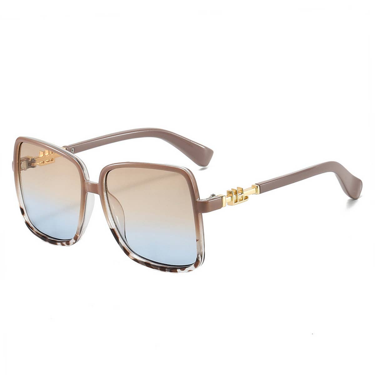 LARGE SQUARE FRAME MULTI-COLOR COLORFUL SUNGLASSES_CWASG0424