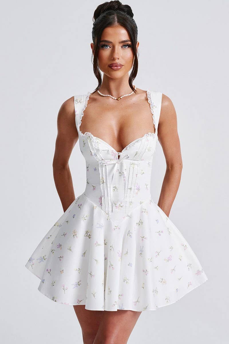 CWDSD8122_LACE SPLICE SEXY BACKLESS BODYCON MINI DRESS