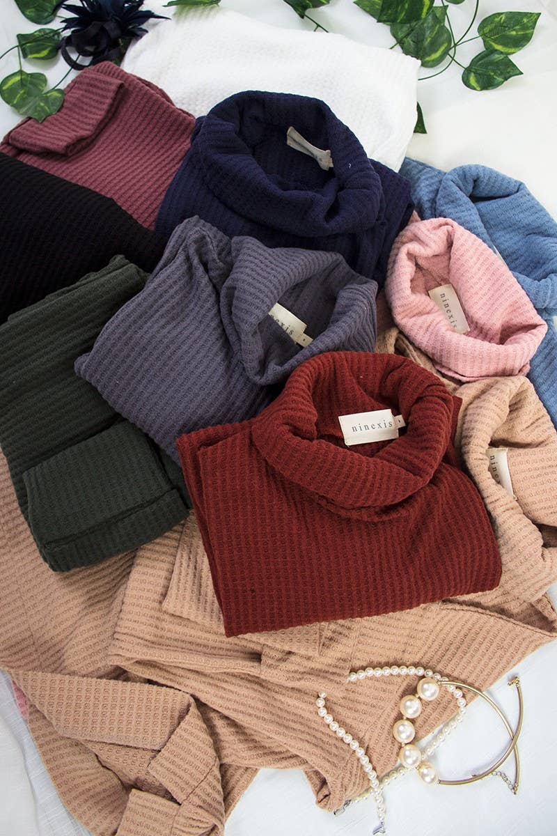 CWTTL1505_TURTLE HIGH NECK SWEATER KNIT TOP