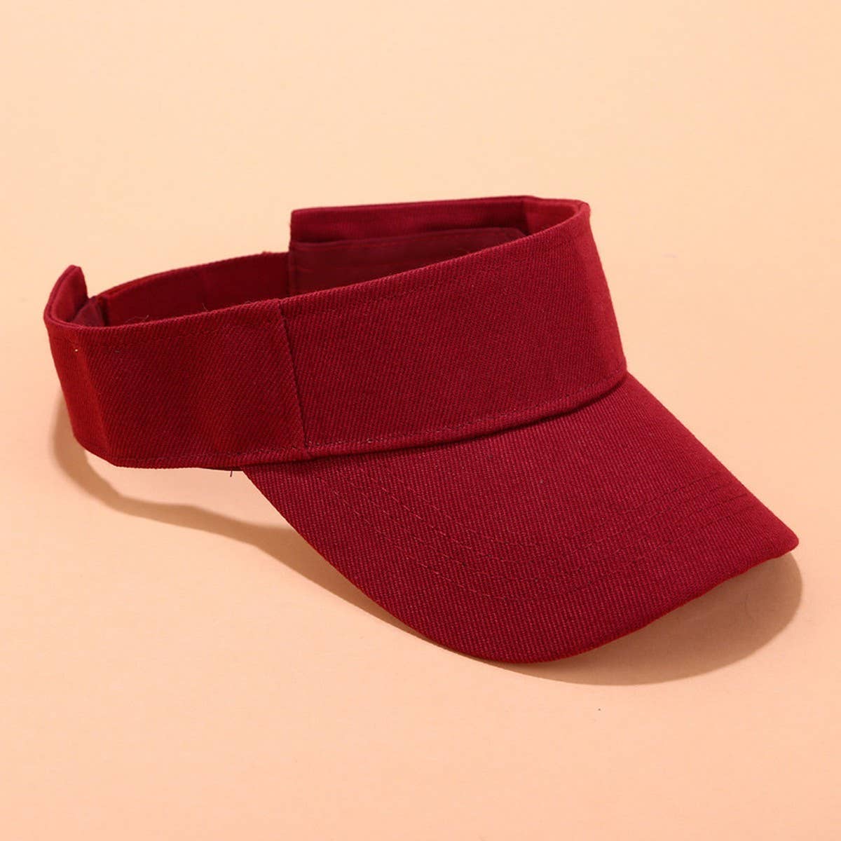 Embroidered Letter Visor Hat - Summer Sunshade Cap_CWAH3284