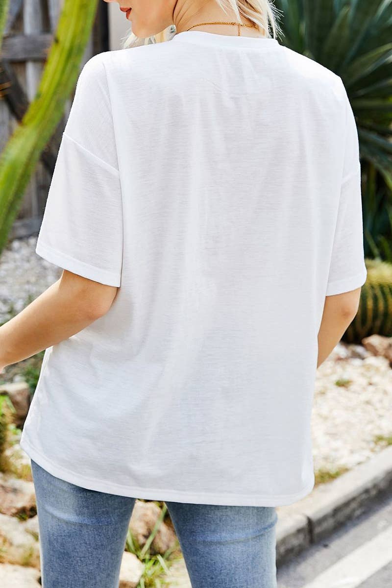 CWTTS1419_SUMMER FASHION ROUND NECK T-SHIRT