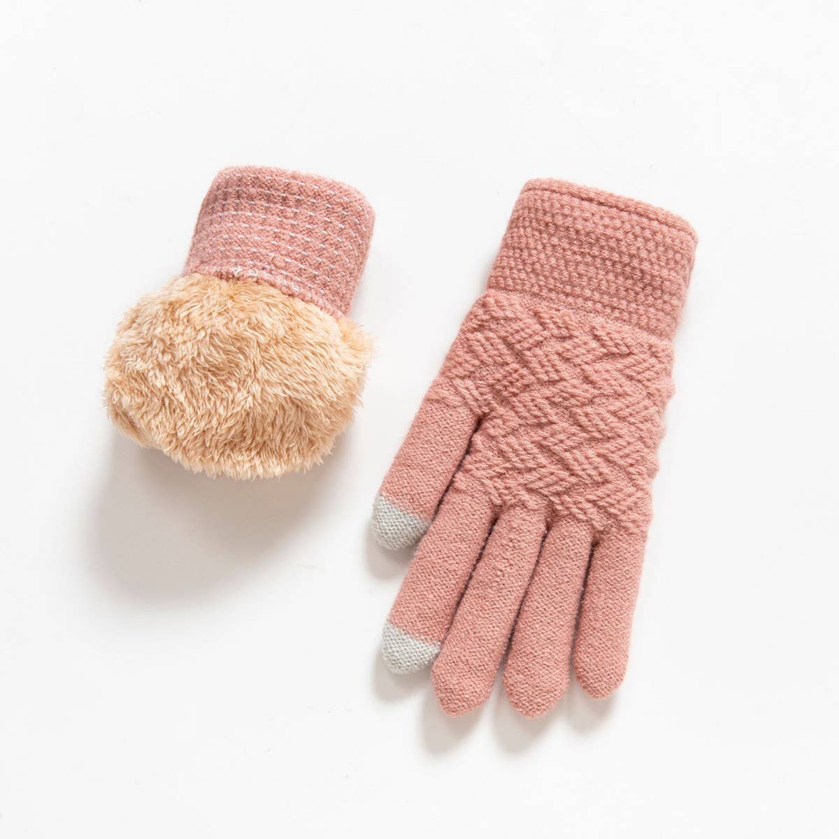 CWAG00555_WINTER KNIT THERMAL SKI CYCLING GLOVES