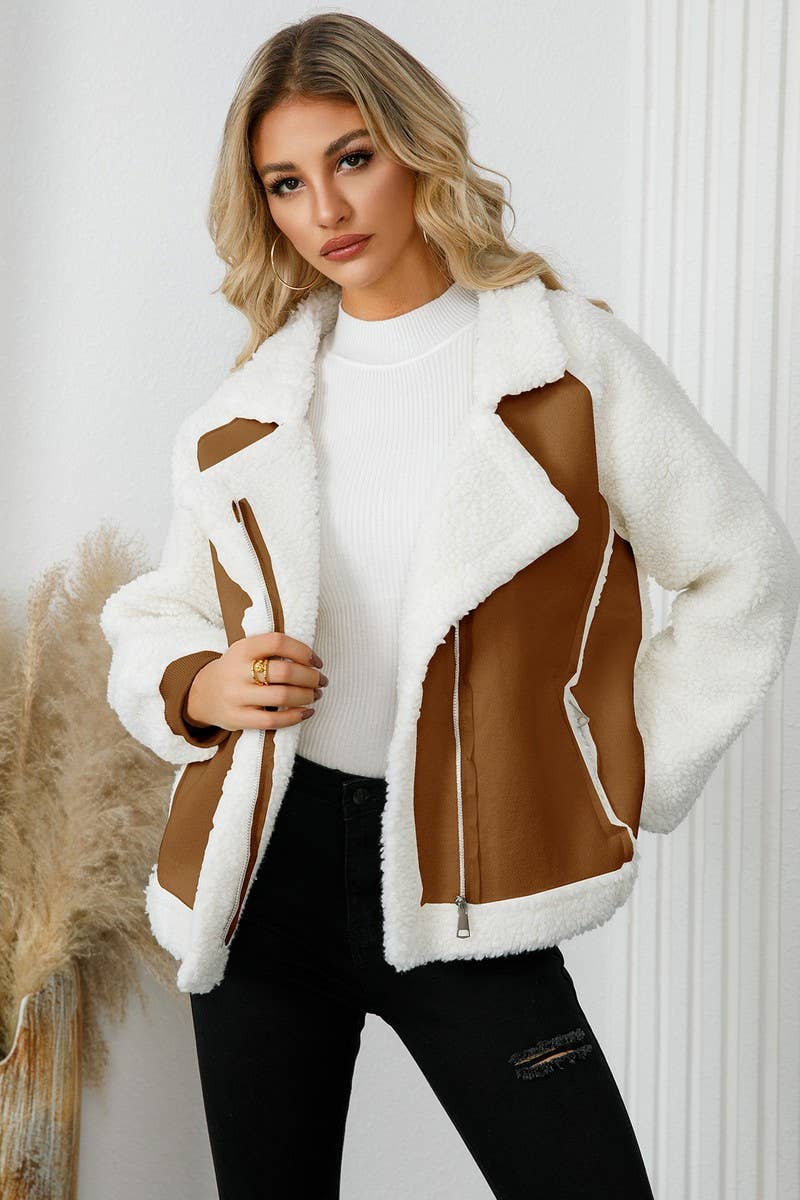 CWOCO0952_LAPEL LAMBSWOOL DENIM SUEDE ZIP-UP JACKET