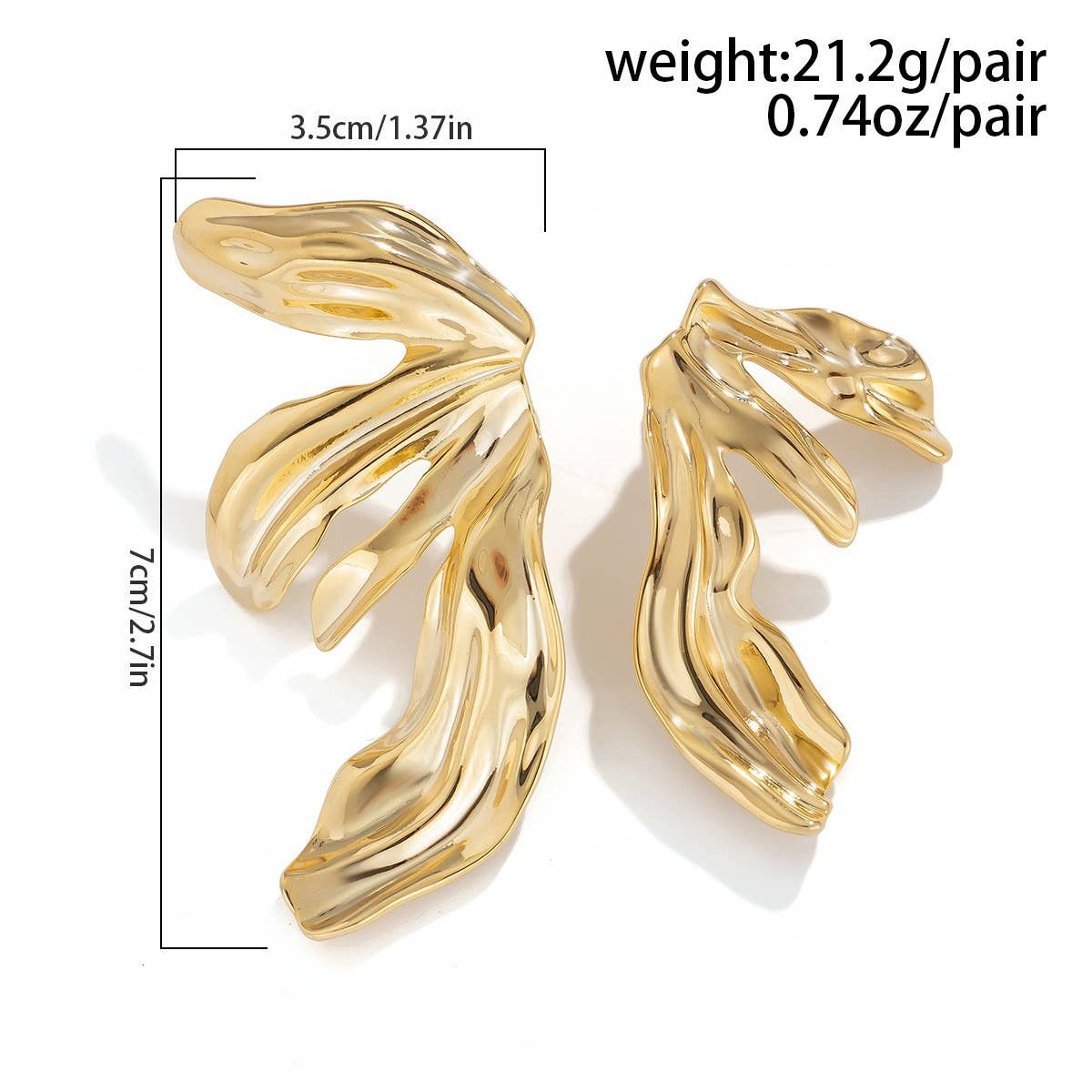 COOL AND SIMPLE RETRO FLOWER EARRINGS