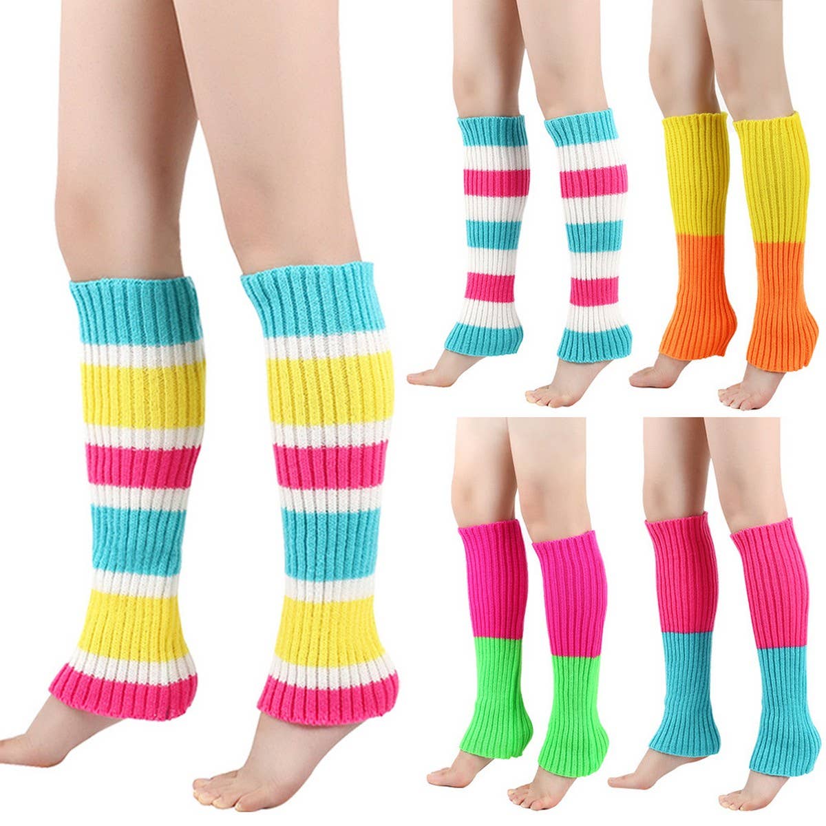 SOLID COLOR KNIT LEGWARMERS_CWMS0306