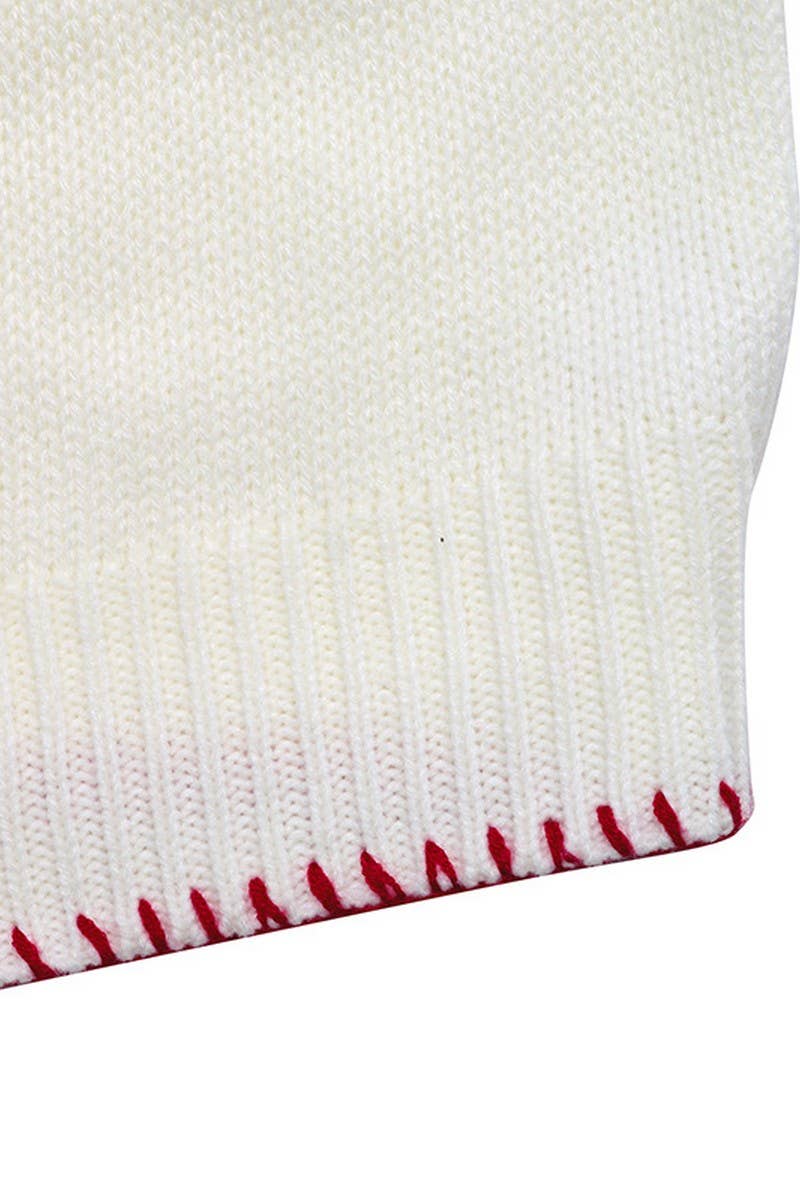 CWOSWL6911_CREW NECK STITCH DETAIL PULLOVER SWEATER