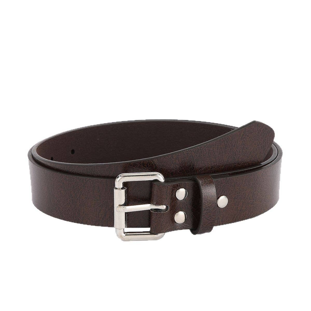 New Unisex Metal Buckle Vintage Casual Belt Jeans_CWABE1247