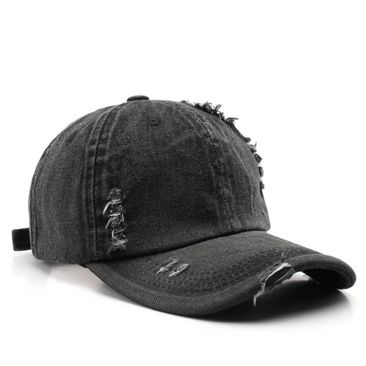 CWAH3218_RETRO HOLE TRAVEL WARM SUN VISOR BASEBALL CAP