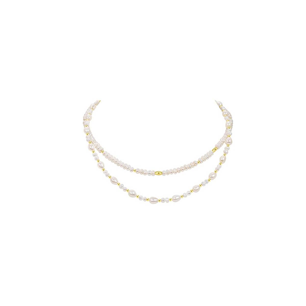 Fashionable double-layered collarbone chain