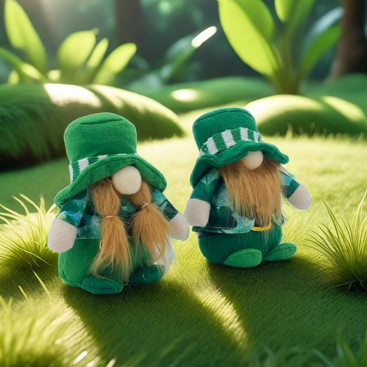ST. PATRICK'S DAY GREEN HAT DOLL ORNAMENT_CWMM3441