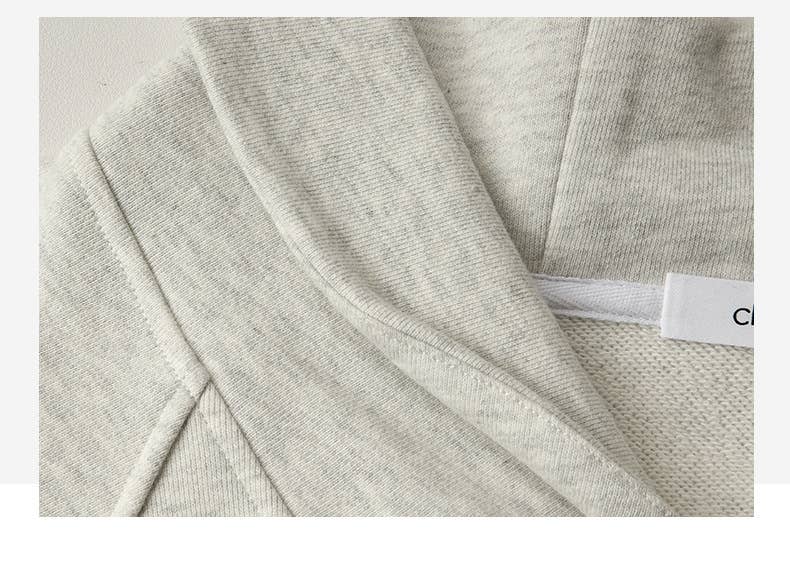 COTTON PULLOVER RETRO STYLE RELAXED CASUAL HOODIE