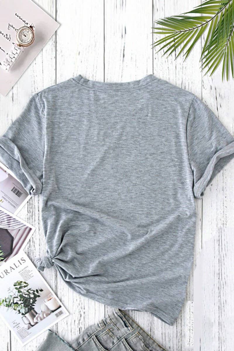 CWTTS1436_CASUAL SOLID COLOR CREW NECK LOOSE T-SHIRT