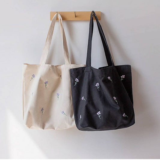 New Large Embroidered Canvas Tote Bag for Women_CWAB5638