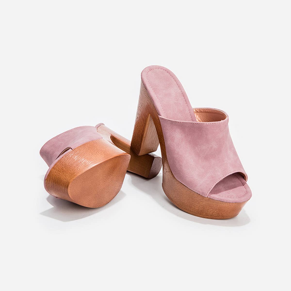 WOMEN HIGH HEELS WITH THICK HEELS AND HALF HEELS