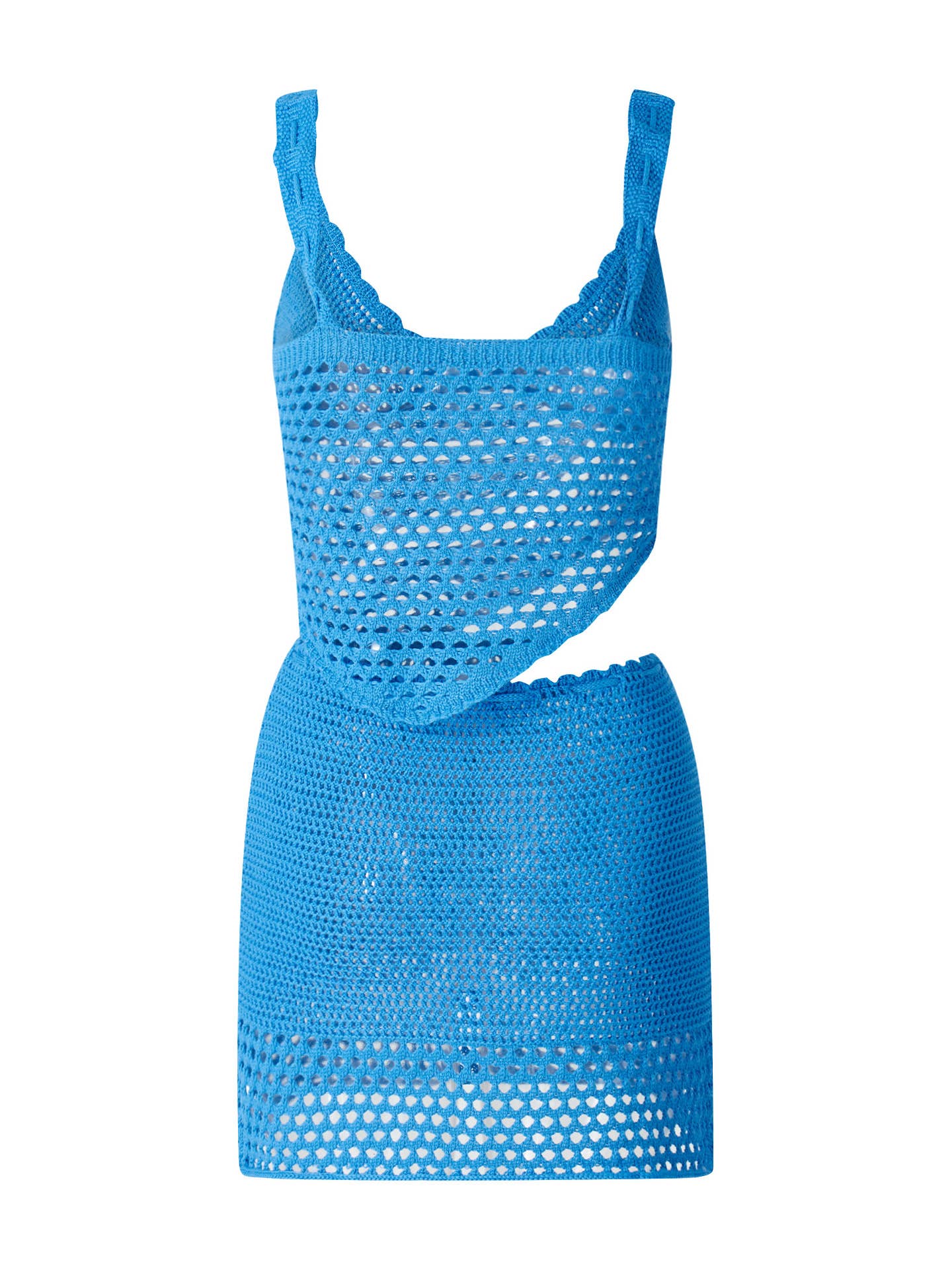 Casual  V-Neck Short Sleeve Crochet Knit Top