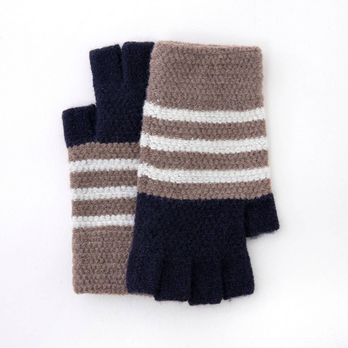 HALF FINGER OPEN KNITTED COLD PROTECTION GLOVES_CWAG0157