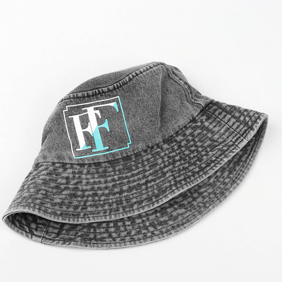 FASHIONABLE AND VERSATILE LETTER-WASHED BUCKET HAT_CWAH1149