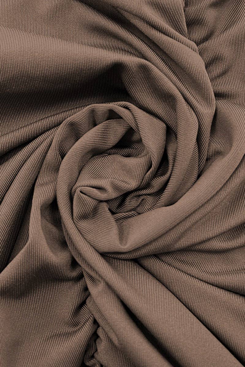 CWBLS0428_SPRING SUMMER HIGH-WAISTED RUCHED MIDI SKIRT