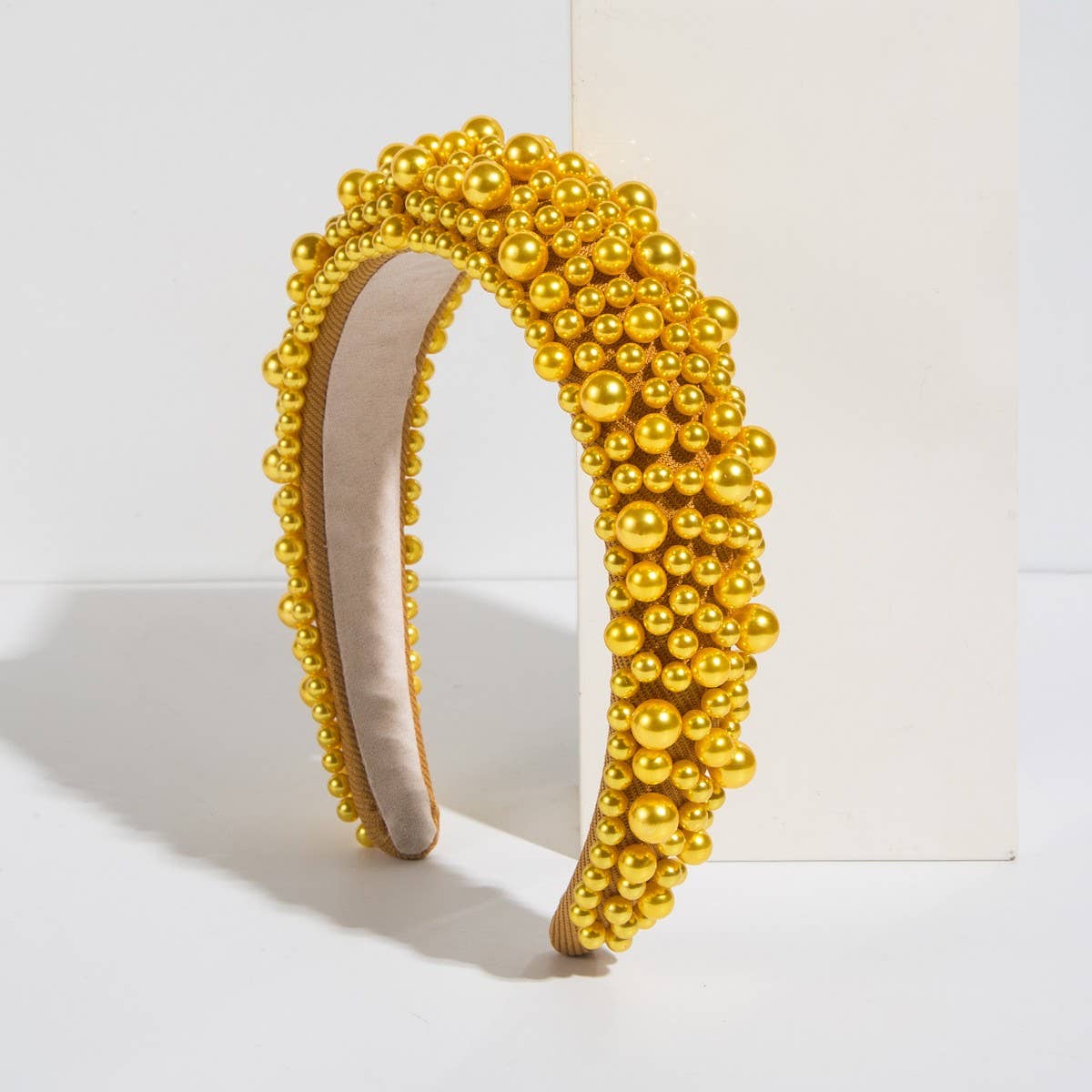 COLORED BEADS DECKED HEAD HOOP HEADBAND_CWAHA0116