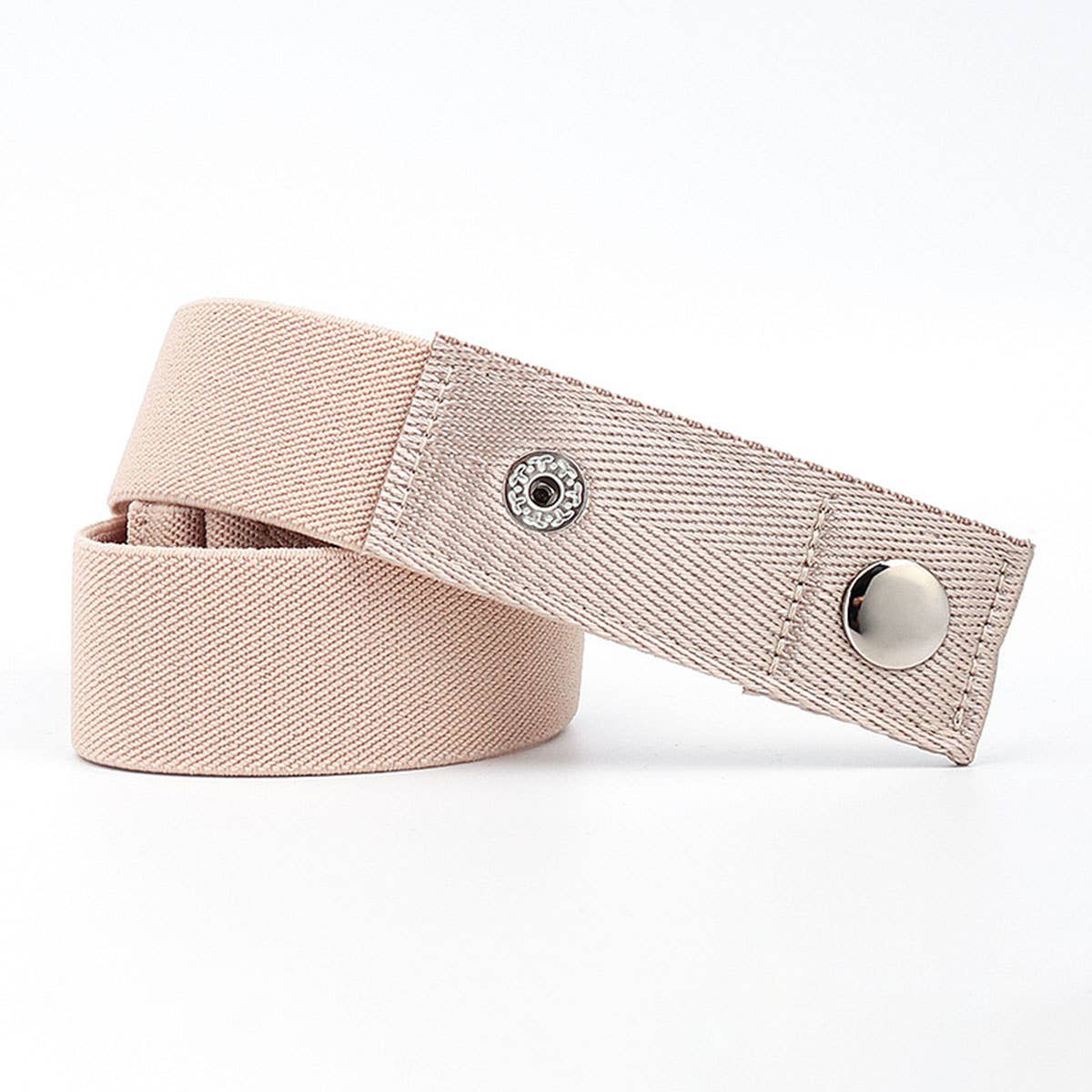 SEAMLESS WOVEN BUCKLELESS ELASTIC CANVAS BELT_CWABE0673