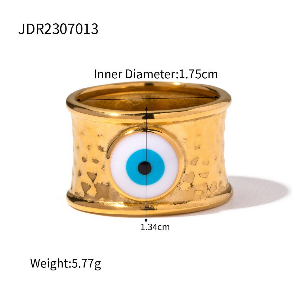 DEVIL'S EYE BLUE EYES RING  RING NON-FADING