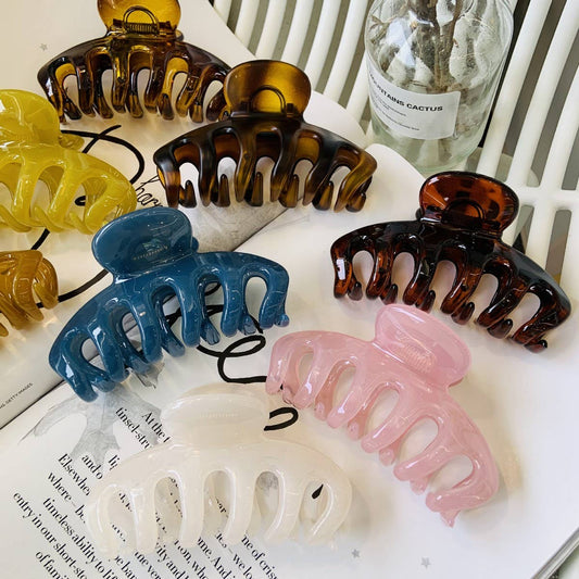 CWAHA1514_EXQUISITE SIMPLE LARGE HAIR CLAW CLIP