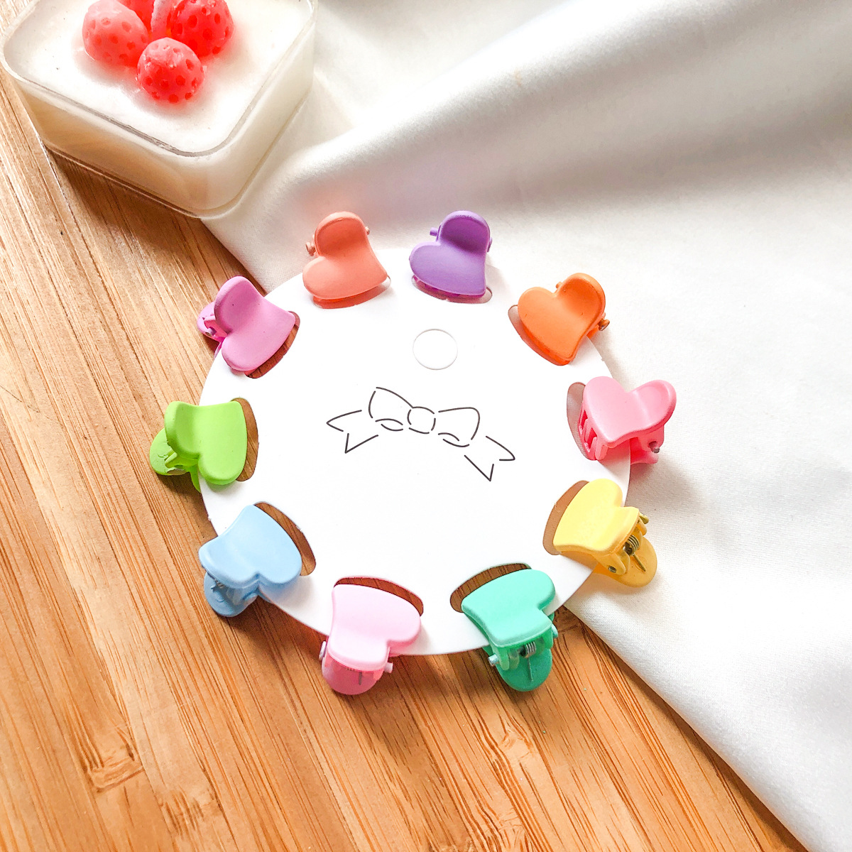 10pcs Mini Hair Claw Set - Candy Color Cute Clips_CWAHA0716