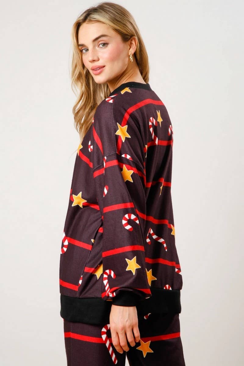 CWSTB00497_CHRISTMAS PRINT BUTTON TWO-PIECE SET