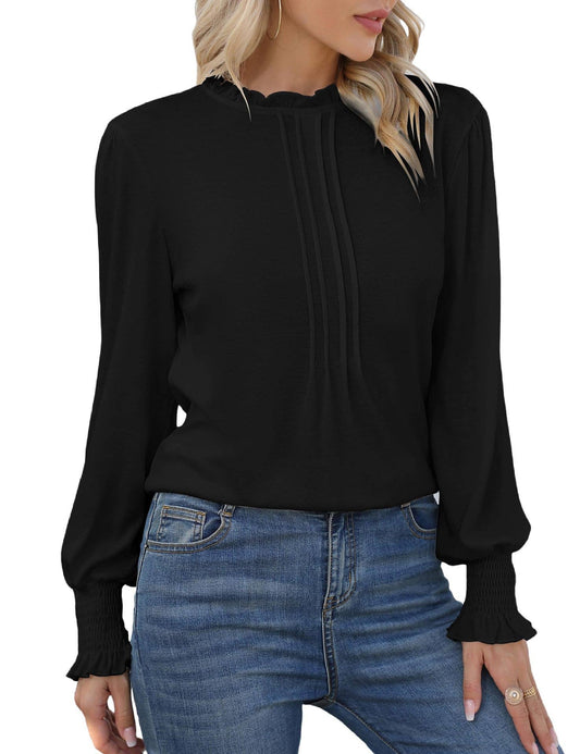 Casual shirt stand collar business T-shirt