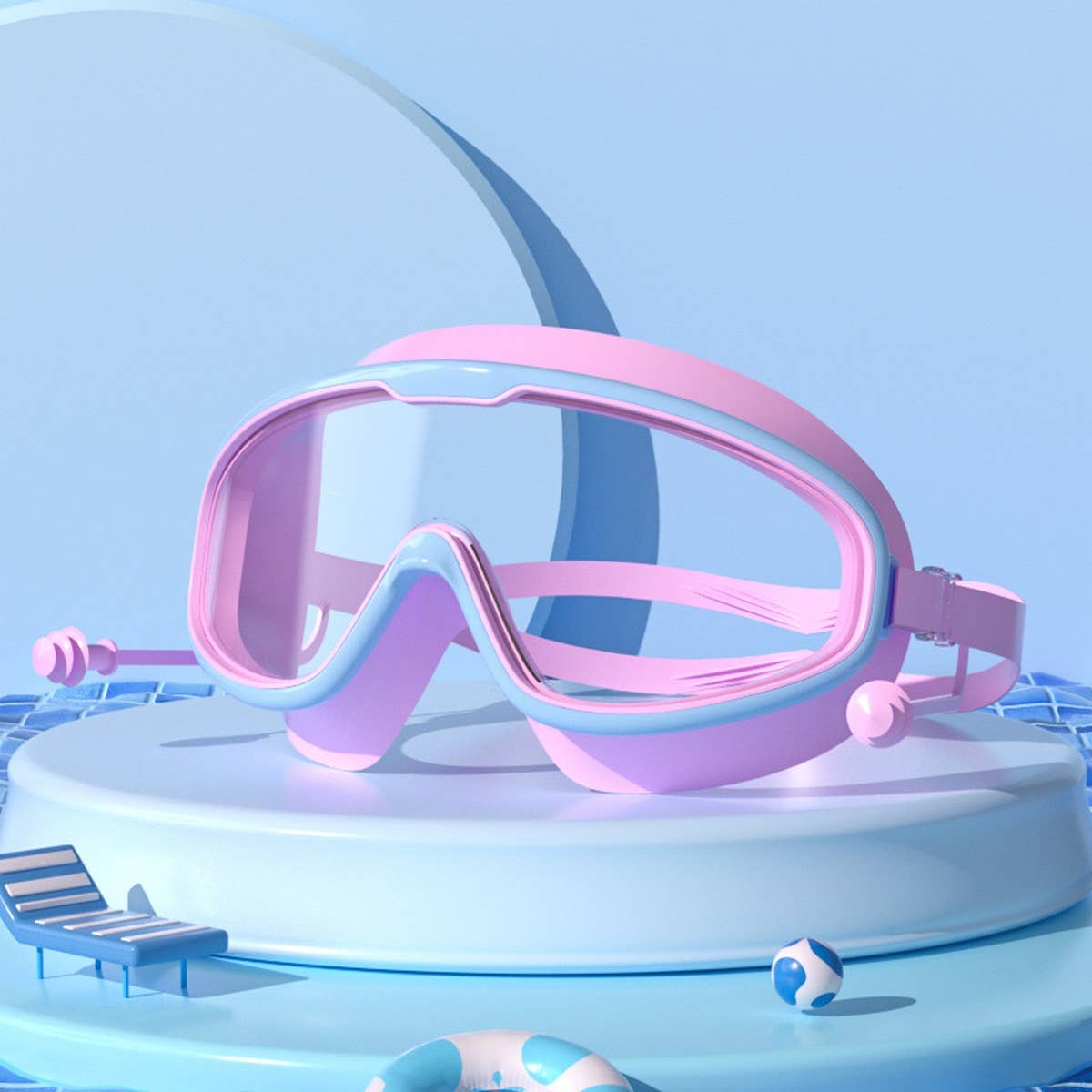 Kids Anti-Fog HD Swim Goggles for Boys & Girls