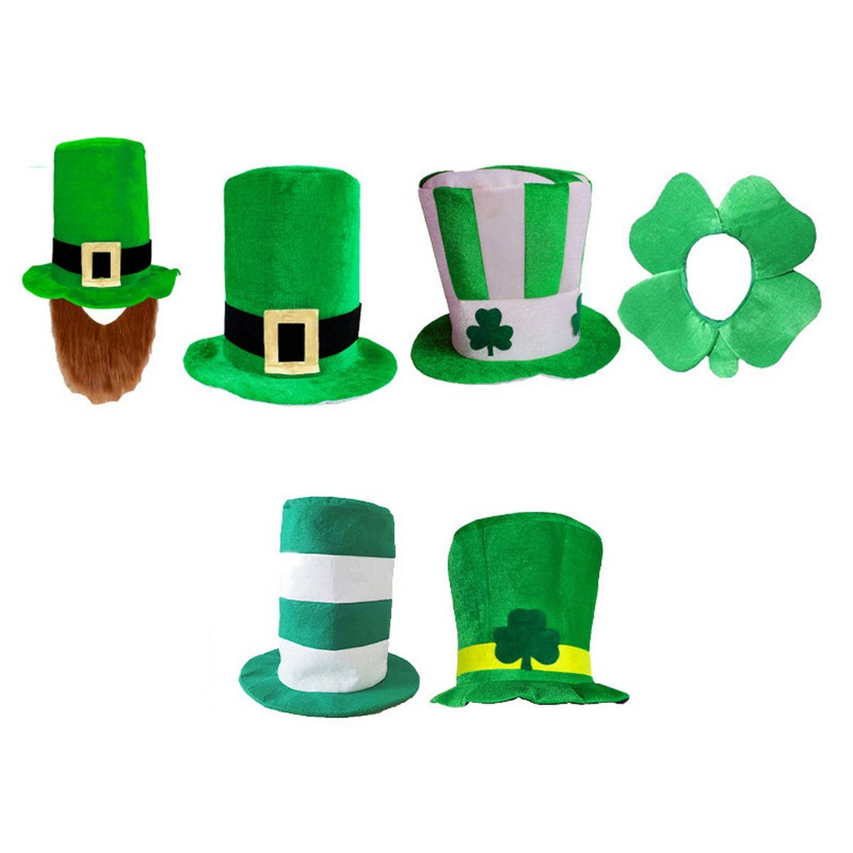 CWAH4038_ST. PATRICK'S DAY PARTY DECORATIVE SHAMROCK HAT