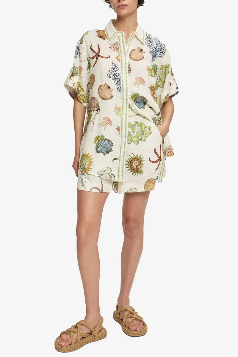 CWSS1232_SUMMER FASHION LOOSE CASUAL TWO-PIECE SUIT