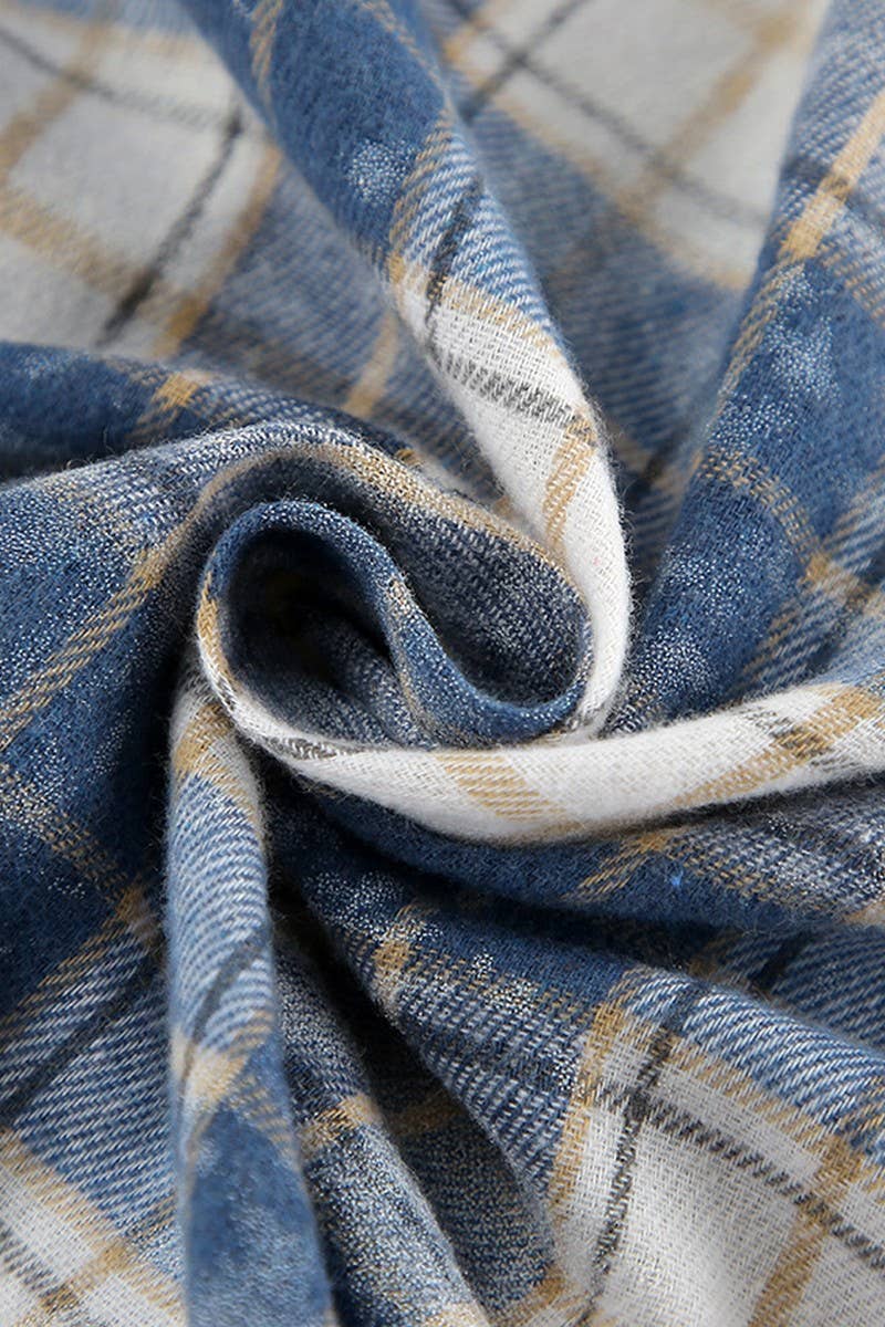 CWTBLL00610_CLASSIC CASUAL PLAID LONG-SLEEVED COMMUTER SHIRT