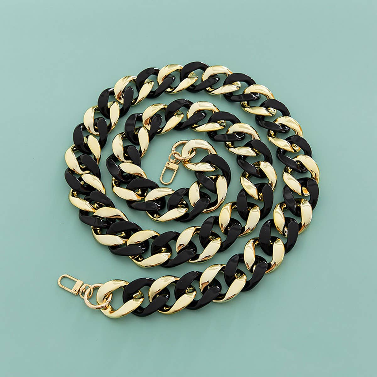 Large Resin Acrylic Bag Chain,Wide Shoulder Strap