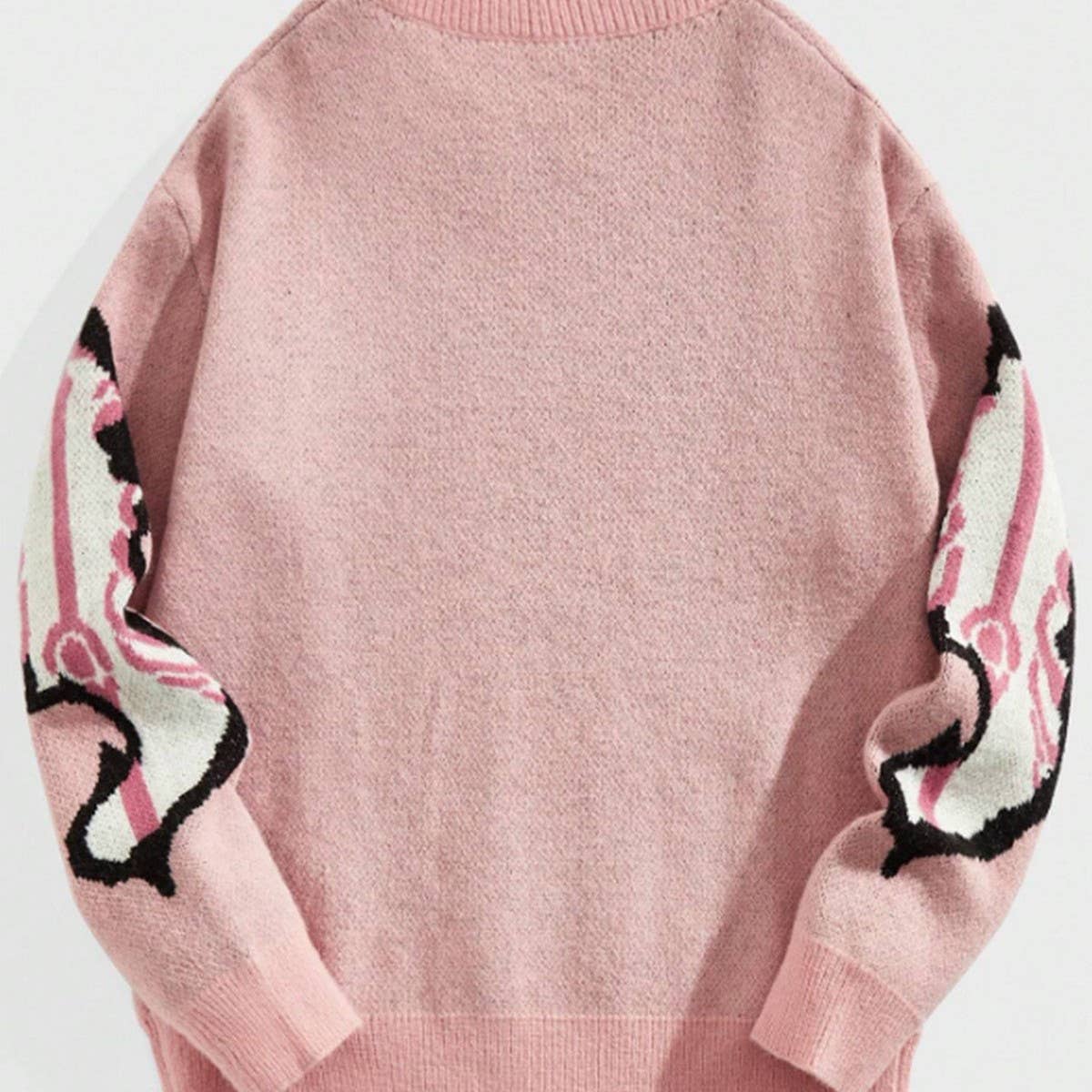 Crew-neck pullover long-sleeved Halloween sweater