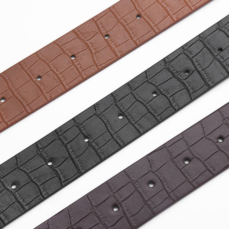 Oval buckle fashionable version trendy belt