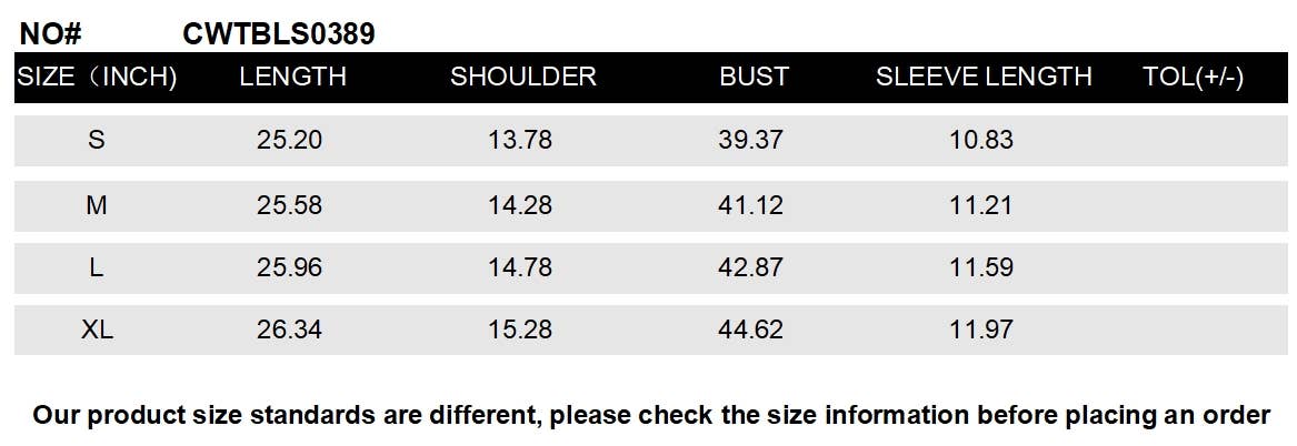 CWTBLS0389_Round Neck Short Sleeve Top