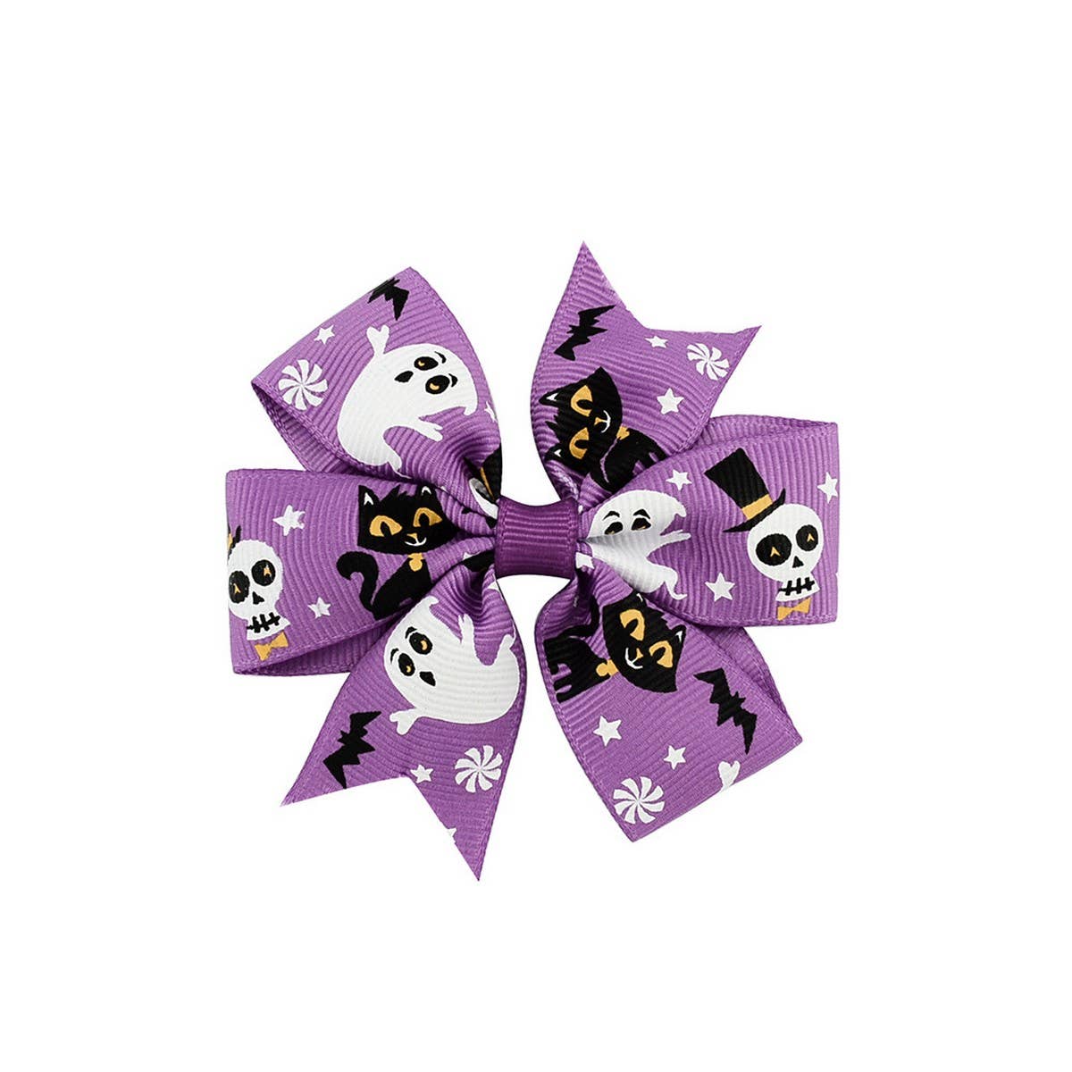 Halloween Kids Grosgrain Bow Hair Clip