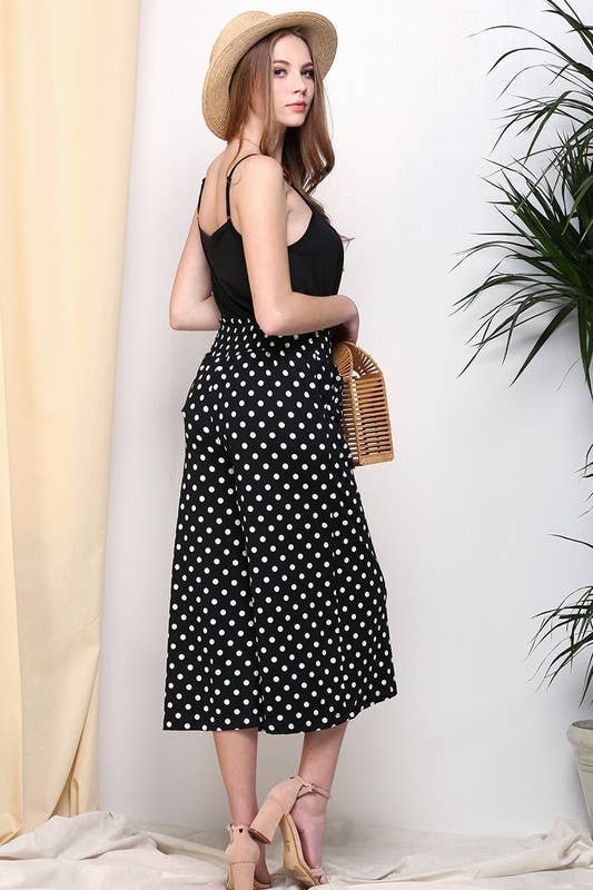 CWBLP105-2_SMOCKED WAIST BEND GAUCHO PANTS