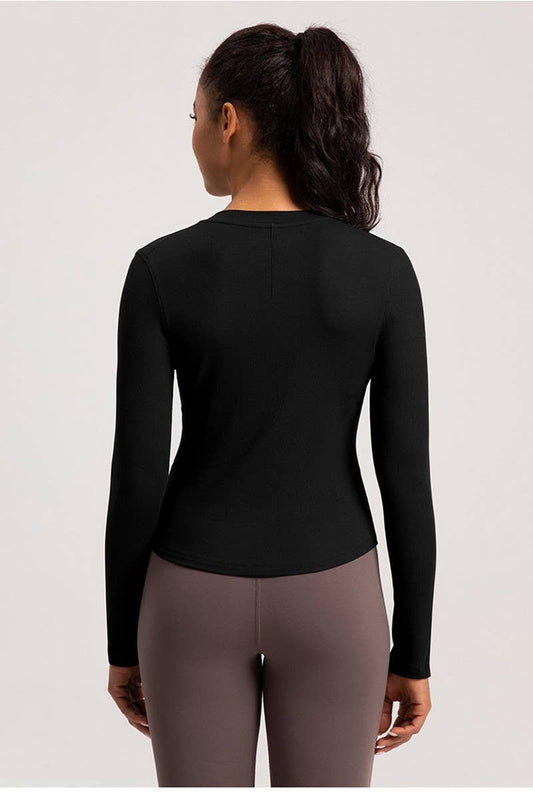 CWTBLL2921_MODAL SPORTS YOGA WEAR T-SHIRT TOP