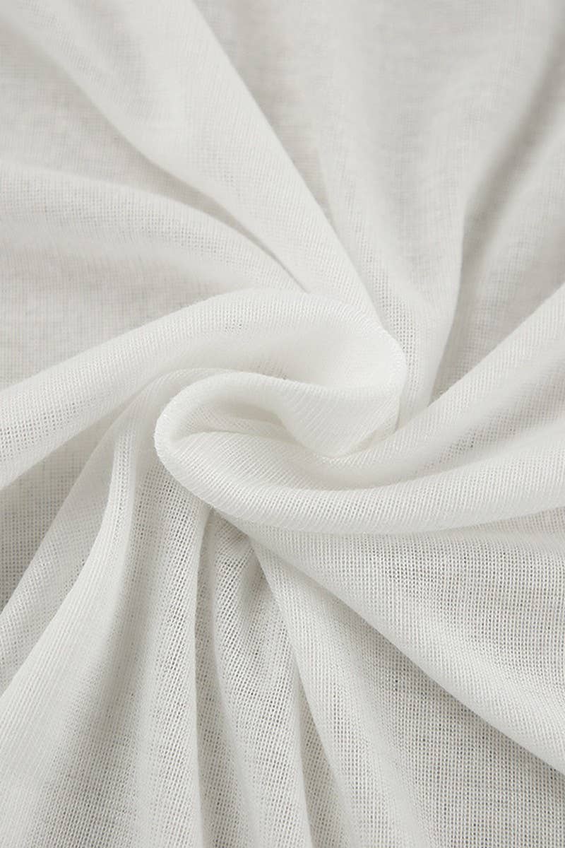 CWSPJ0173_KNITTED LACE-UP LONG SLEEVE PANTS PAJAMA SET