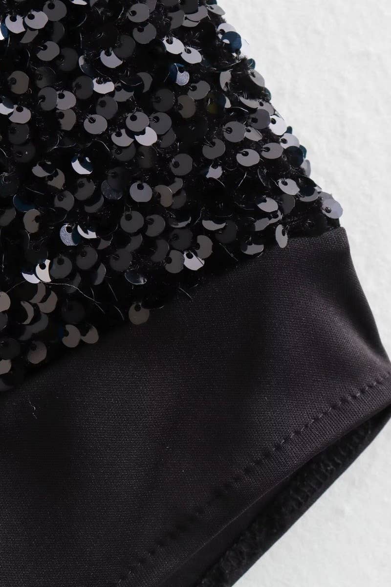 CWSBS0218_SEXY SLIM STRAPLESS SEQUIN FITTED JUMPSUIT