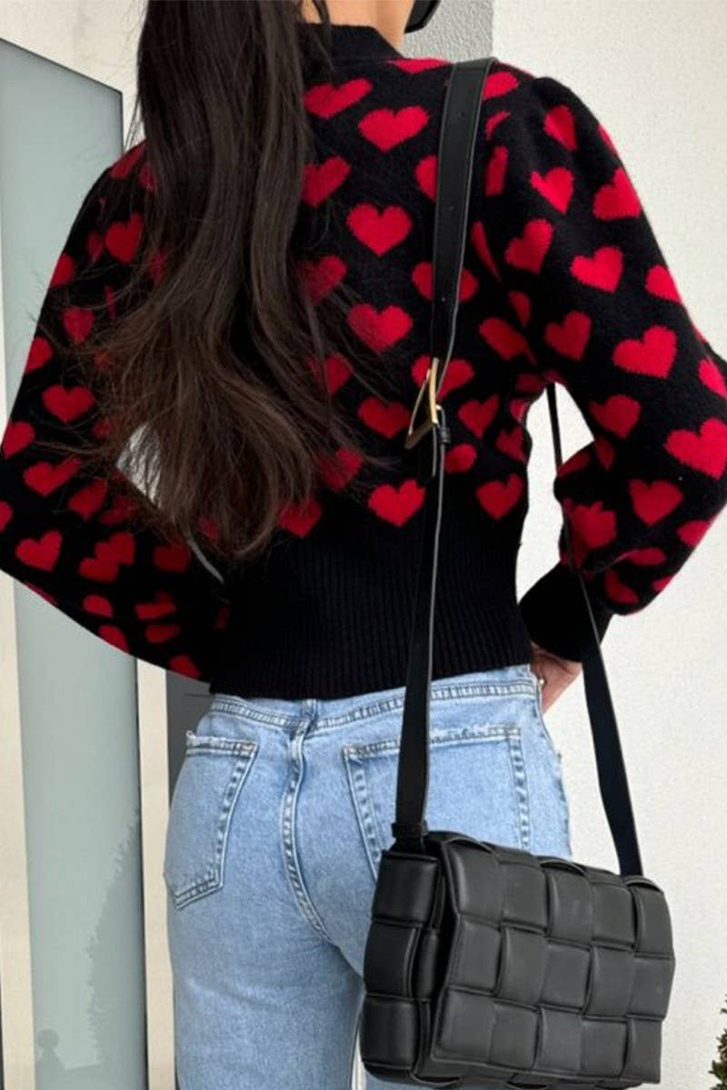 CWOCAL2350_CASUAL HEART CARDIGAN SWEATER FOR VALENTINE¡¯S DAY