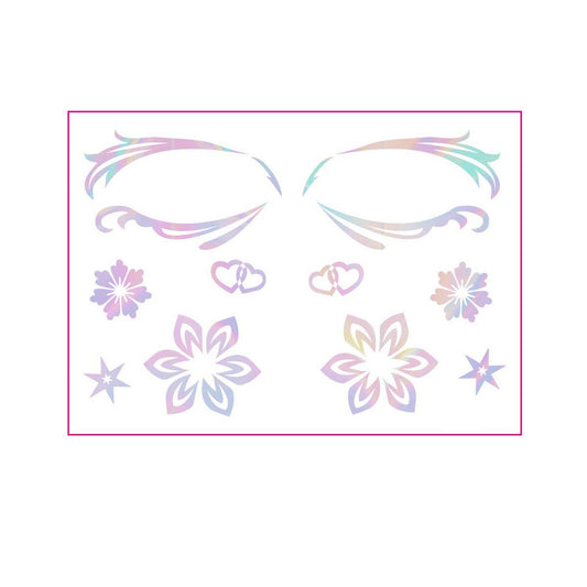 Holographic Eyeliner Tattoos ? Butterfly Makeup
