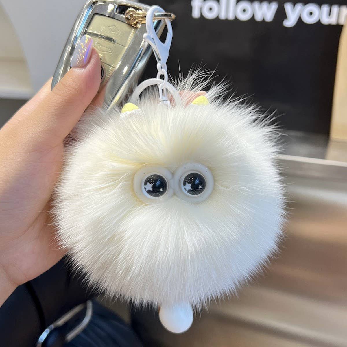 CWMM10411_CUTE CAT KEYCHAIN  BAG CHARM GIFT