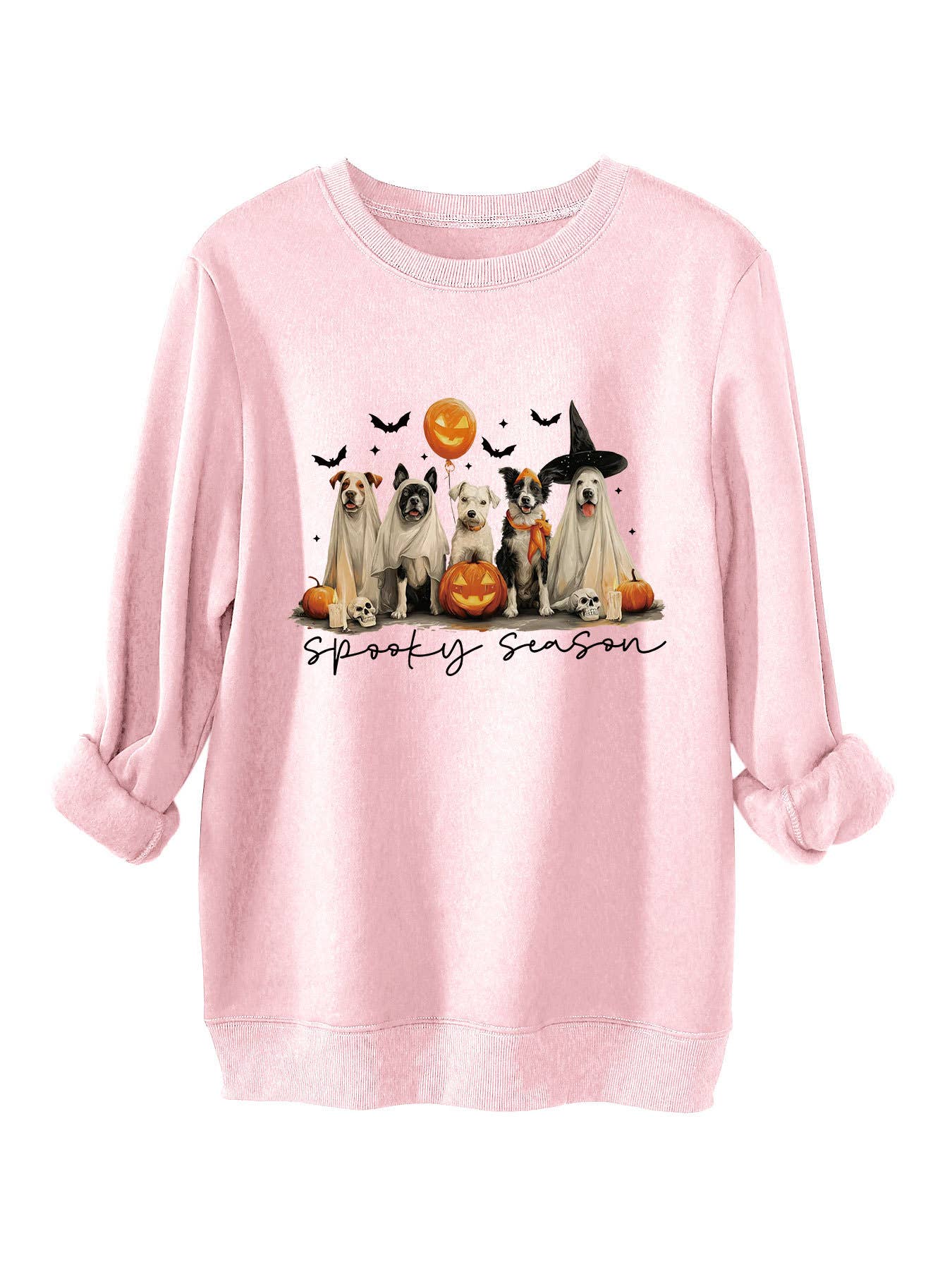 Cute and fun Halloween printed thick warm hoodie