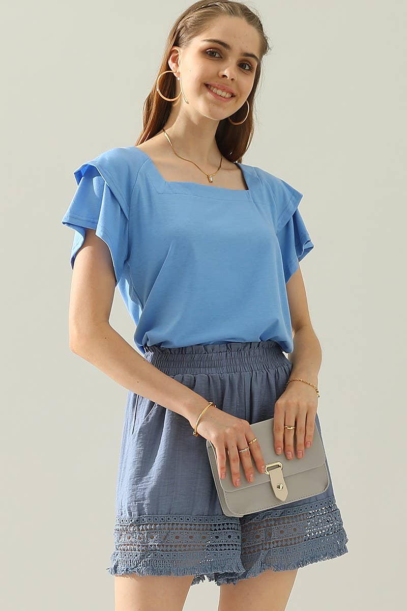 CWBSP0088-B_WIDE LACE SHORT PANTS