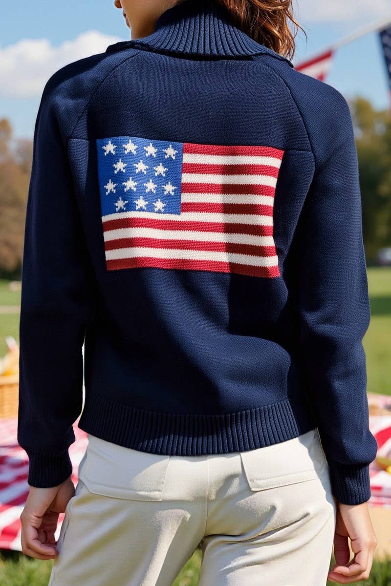 CWOSWL07085_V-NECK CASUAL LOOSE LONG-SLEEVED SWEATER