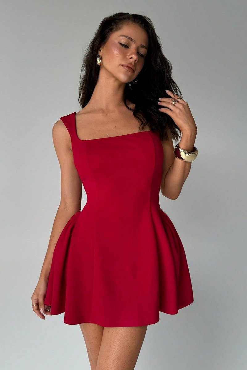 CWDSD7855_BACKLESS SLEEVELESS BODYCON CAMI DRESS